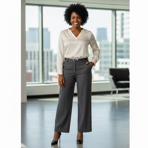 Covington Charcoal Wide-Leg Women's Pants